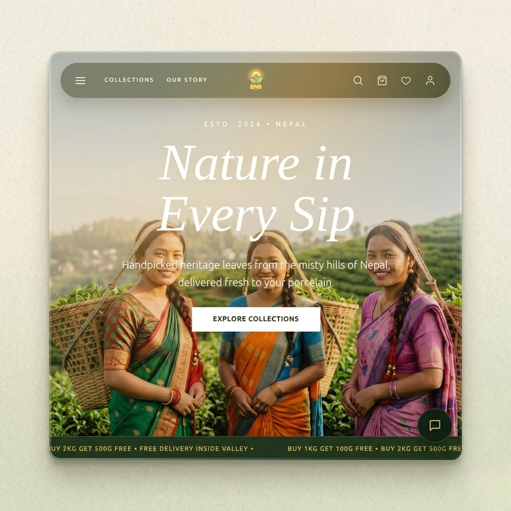 Shop BNB Tea project preview