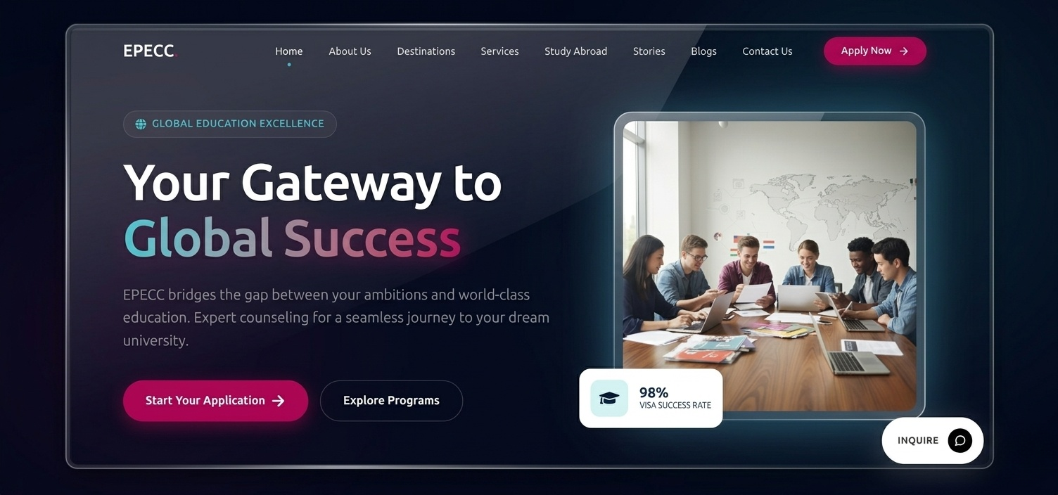 EPECC Education Consultant project preview